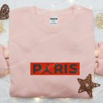 Jordan Paris x Nike Embroidered Shirt: B Gift for Men Women Nike-Inspired T-shirt & Gift Idea for Family