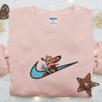 Exclusive Kaedehara Kazuha x Nike Swoosh & Genshin Impact Embroidered Shirt Nike Inspired D Gift for Men Women