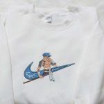 Anime Embroidered Shirts: Kamina x Swoosh & Tengen Toppa Gurren Lagann Custom Nike Tee