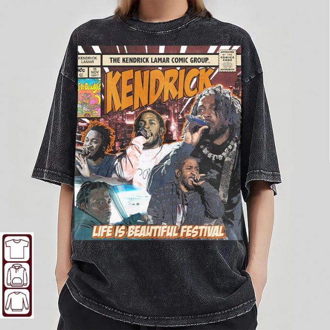 Get Your Groove On With Kendrick Lamar Comic Shirt – Unique And Stylish Hip-Hop Inspired Apparel