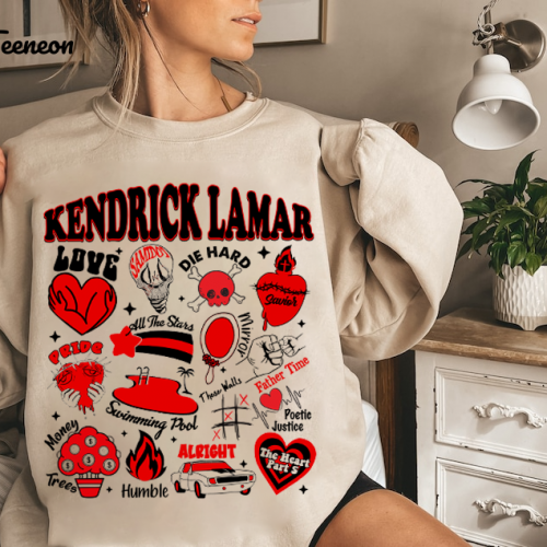 Rock Your Style with Kendrick Lamar Songs Shirt: Exclusive Collection for Fans