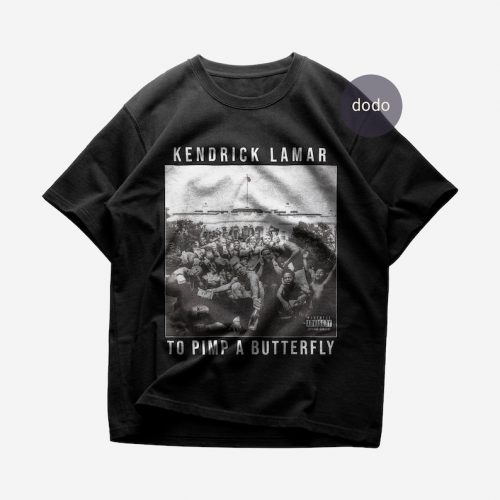 Official Kendrick Lamar T-Shirt: To Pimp A Butterfly Album Merchandise – Limited Edition