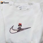 Kiki x Nike Swoosh Embroidered Sweatshirt Delivery Service Shirt Nike Inspired Embroidery