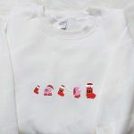 Kirby Christmas Embroidered Shirt Hoodie & Sweatshirt: F Gift for Men Women Game Character Apparel