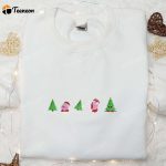 Get F Gift for Men Women with Kirby: Christmas Tree Embroidered Shirt Hoodie & Sweatshirt