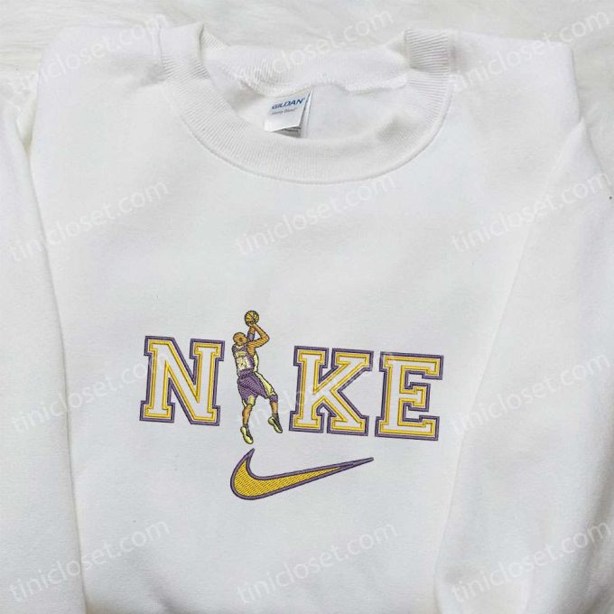 Kobe Bryant X Nike Nba Sport Embroidered Shirt: Nike Inspired B Gift For Men Women Family Gift