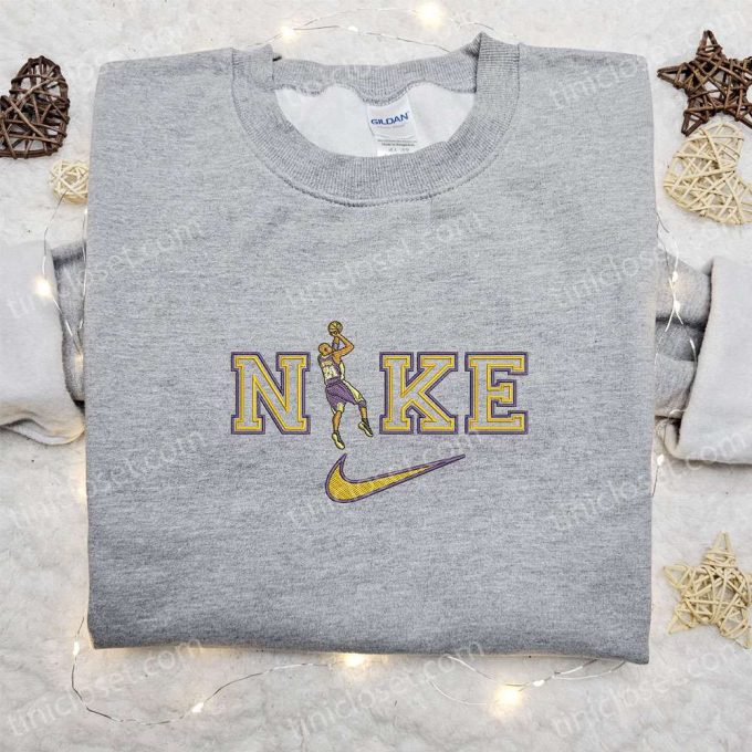 Kobe Bryant X Nike Nba Sport Embroidered Shirt: Nike Inspired B Gift For Men Women Family Gift