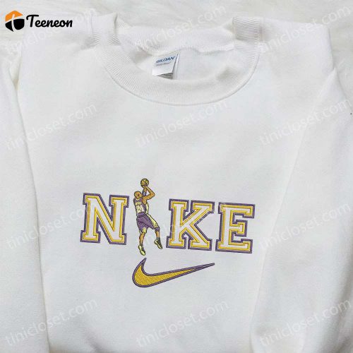 Kobe Bryant x Nike NBA Sport Embroidered Shirt: Nike Inspired B Gift for Men Women Family Gift