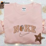 Lady x Nike Cartoon Embroidered Shirt: Nike Inspired T-shirt B Gift for Men Women Gift for Family