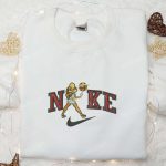 Disney Looney Tunes Lola Bunny Shirt & Hoodie: Nike Spinning Basketball Embroidery