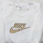 Stylish Louis Vuitton x Nike Embroidered Sweatshirt & T-shirt: B Gift for Men Women Birthday Gift Ideas