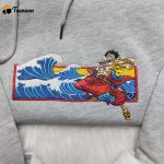 Luffy Embroidered Shirt One Piece Sweatshirt & Anime Hoodie: Exquisite D Gift for Men Women for Anime Lovers