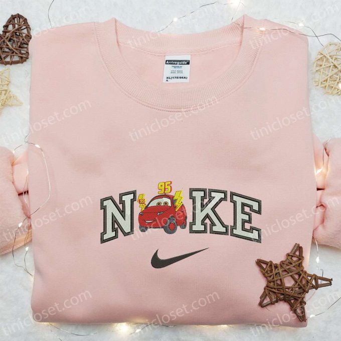 Maddy Mcgear X Nike Cartoon Embroidered Sweatshirt: Disney Characters &Amp; Nike Inspired Shirt