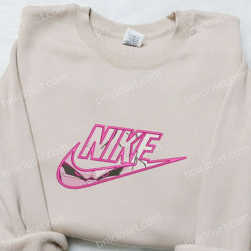 Majin Buu x Nike Anime Embroidered Shirt – Dragon Ball & Nike Inspired Apparel