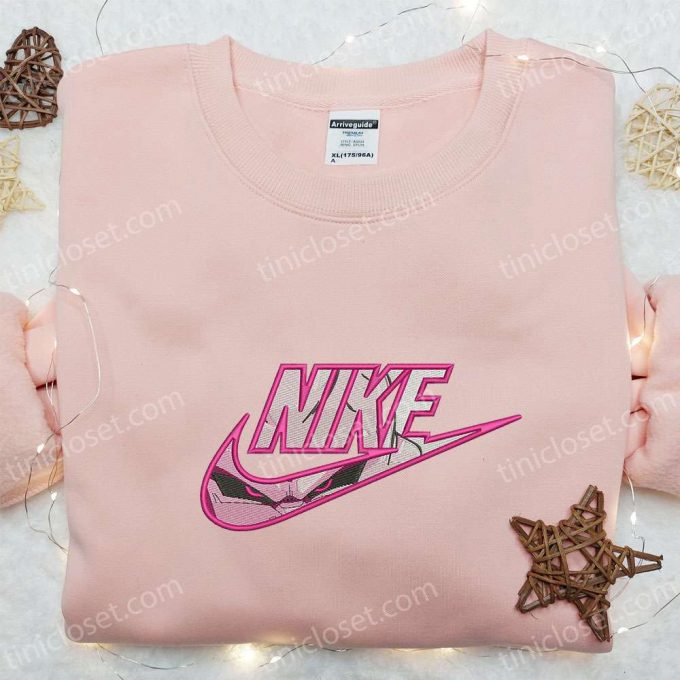 Majin Buu X Nike Anime Embroidered Shirt – Dragon Ball &Amp; Nike Inspired Apparel