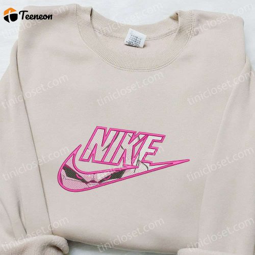 Majin Buu x Nike Anime Embroidered Shirt – Dragon Ball & Nike Inspired Apparel