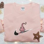 Majin Buu x Nike Swoosh Anime Embroidered Shirt – Dragon Ball Inspired Nike Style