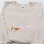 Mao Amatsuka x Nike Swoosh & GJ-bu Anime Embroidered Shirts: Unique Nike-Inspired D Gift for Men Women