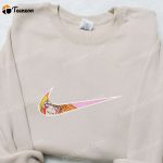 Mao Amatsuka x Nike Swoosh & GJ-bu Anime Embroidered Shirts: Unique Nike-Inspired D Gift for Men Women