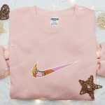 Mao Amatsuka x Nike Swoosh & GJ-bu Anime Embroidered Shirts: Unique Nike-Inspired D Gift for Men Women