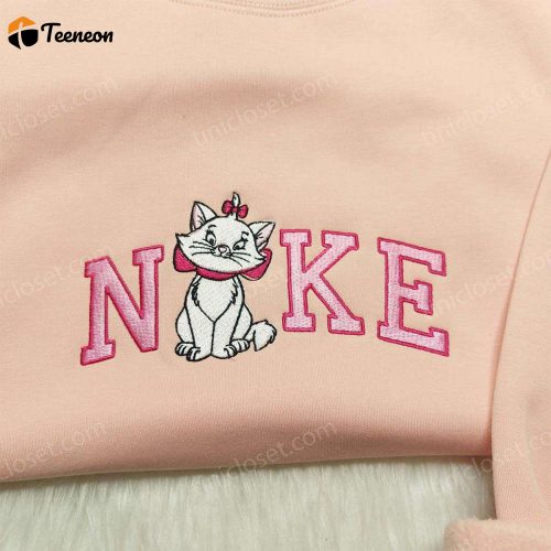 Stylish Marie Cat Nike Sweatshirt Disneyland Family Shirts Nike Inspired Hoodie