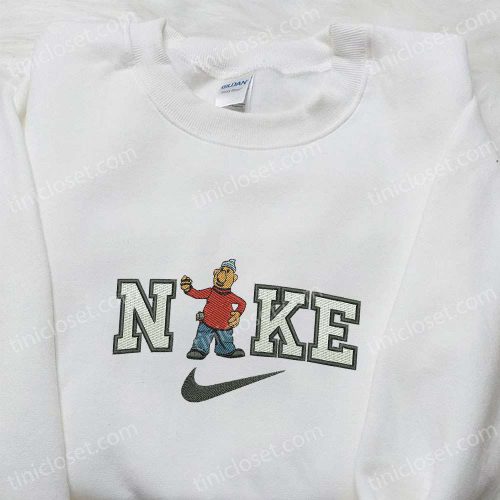 Cartoon Embroidered Shirt: Mat x Nike & Pat and Mat Nike Inspired D Gift for Men Women