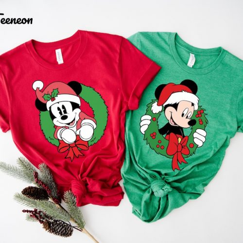 Magical Disneyland Christmas Shirt: Perfectly Matching Festive Attire for Memorable Celebrations!