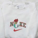 Mermaid Ariel x Nike Cartoon Embroidered Hoodie & Shirts: Disney Characters & Nike Inspired Collection