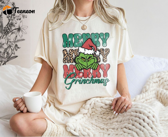 Merry Grinchmas Sweatshirt: Embrace The Festive Spirit With This Whimsical Holiday Attire!