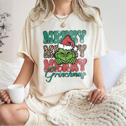 Merry Grinchmas Sweatshirt: Embrace the Festive Spirit with this Whimsical Holiday Attire!