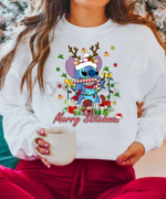 Merry Stitchmas Sweatshirt: Festive & Cozy Holiday Apparel Perfect for Celebrating Christmas in Style