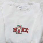 Mew Xmas x Nike Embroidered Sweatshirt: F Gift for Men Women Merry Christmas Shirt B Gift for Men Women Gift Ideas