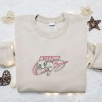 Mewtwo x Nike Anime Embroidered Sweatshirt & Pokemon Shirt: Ultimate Family Gift Ideas