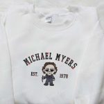 Michael Myers  Gift for Men Women 1978 Embroidered Shirt – Horror Movie Characters & Spooky D Gift for Men Women