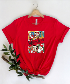 Mickey And Co Est 1928 Shirt Disney Characters Merry Christmas Xmas Pajama Disneyworld Shirt