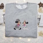 Mickey & Minnie Wedding T-shirt & Disney Characters Hoodie: Perfect Valentine s Day Gift Ideas