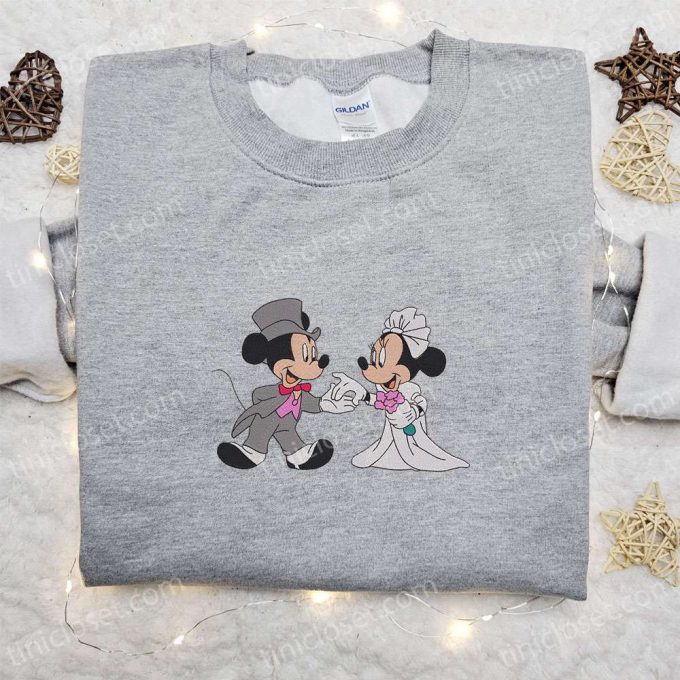 Mickey &Amp; Minnie Wedding T-Shirt &Amp; Disney Characters Hoodie: Perfect Valentine S Day Gift Ideas