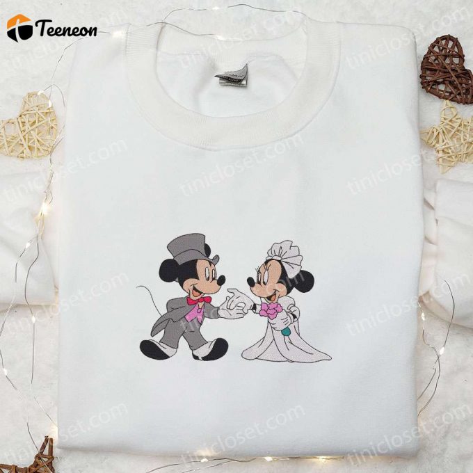 Mickey &Amp;Amp; Minnie Wedding T-Shirt &Amp;Amp; Disney Characters Hoodie: Perfect Valentine S Day Gift Ideas