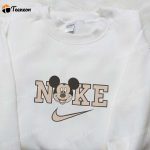 Mickey Mouse Head x Nike Cartoon Hoodie & Shirt: B Gift for Men Women Birthday Gift Ideas – Nike Inspired Embroidered Apparel