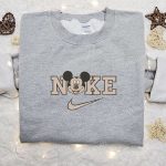 Mickey Mouse Head x Nike Cartoon Hoodie & Shirt: B Gift for Men Women Birthday Gift Ideas – Nike Inspired Embroidered Apparel