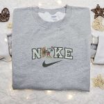 Disney Characters Embroidered Shirt Mickey Mouse x Nike Cartoon Tshirt Nike Inspired Tee