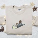 Exclusive Mike Tyson x Nike Embroidered Shirt Hoodie & T-Shirt: Celebrity Sports Collection