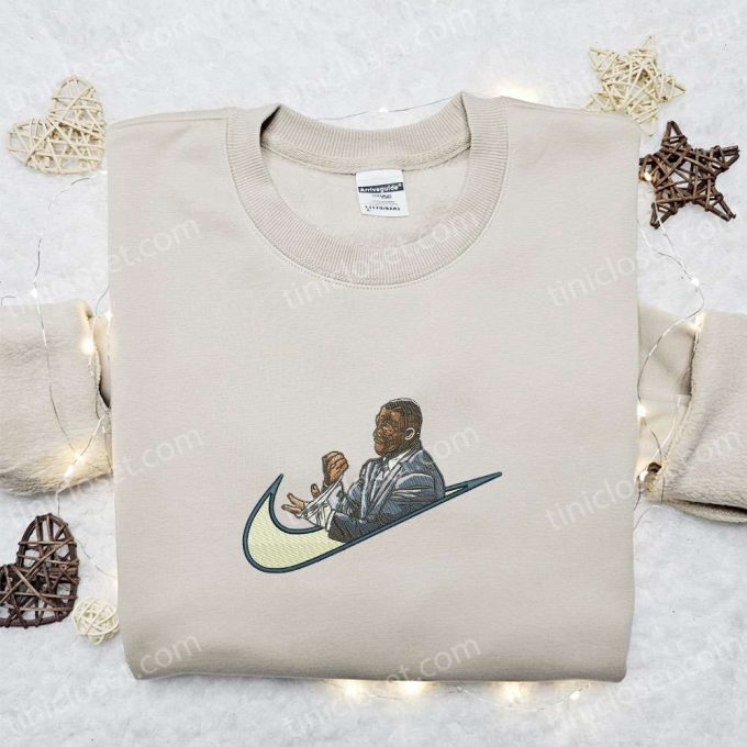 Exclusive Mike Tyson X Nike Embroidered Shirt Hoodie &Amp; T-Shirt: Celebrity Sports Collection