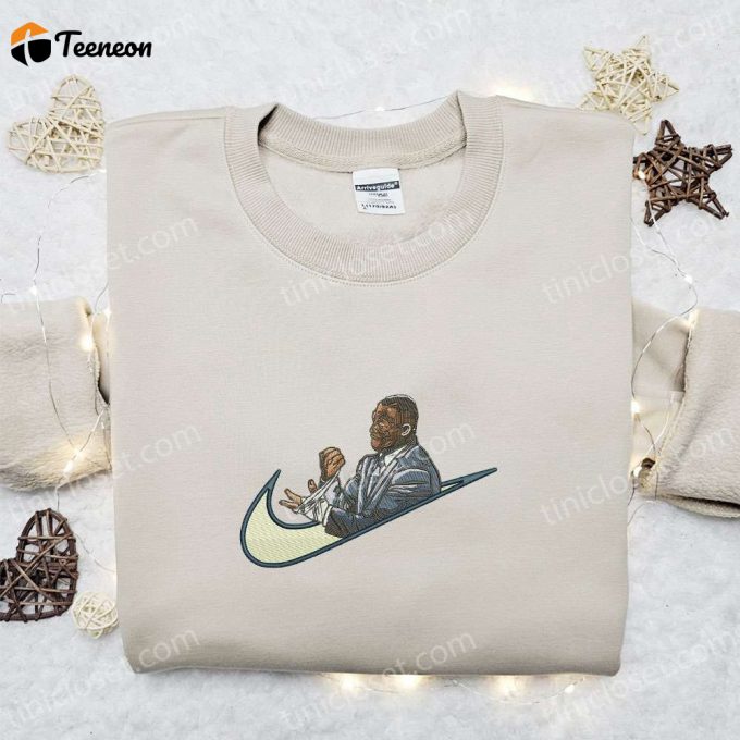 Exclusive Mike Tyson X Nike Embroidered Shirt Hoodie &Amp;Amp; T-Shirt: Celebrity Sports Collection