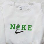 Disney Characters Embroidered Shirt & Hoodie: Mike Wazowski x Nike Cartoon D Gift for Men Women Custom T-shirt Nike Embroidery