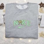 Mike Wazowski x Nike Cartoon Sweatshirt: Disney Characters Embroidered Shirt – Perfect Family Gift