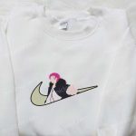 Mikoto Suoh x Swoosh Anime Embroidered Sweatshirt: Nike Inspired Hoodie Perfect Birthday Gift for Family