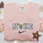 Minion Bear x Nike Cartoon Embroidered Tshirt Disney Characters & Nike Inspired Shirt