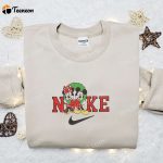 Minnie and Mickey Laurel Wreath Christmas x Nike Sweatshirt – Disney Characters Movie Merry Christmas Shirt Perfect Gift Ideas