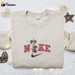 Minnie Mouse Retro x Nike Christmas Embroidered Sweatshirt: F Gift for Men Women Disney Characters Movie Shirt Perfect Christmas Gift Idea